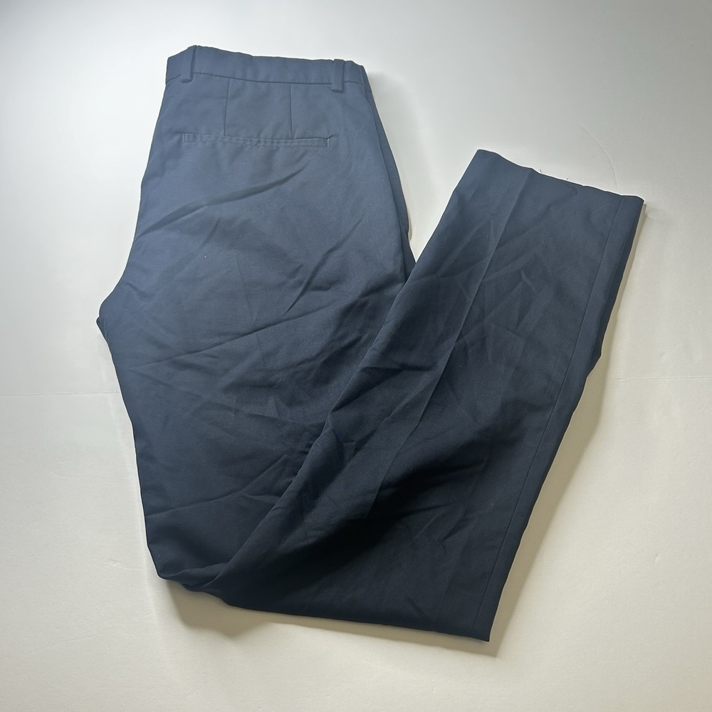Zara Man Men's Navy Blue Slim Fit Trousers Chino Dress Pants Size 30x30